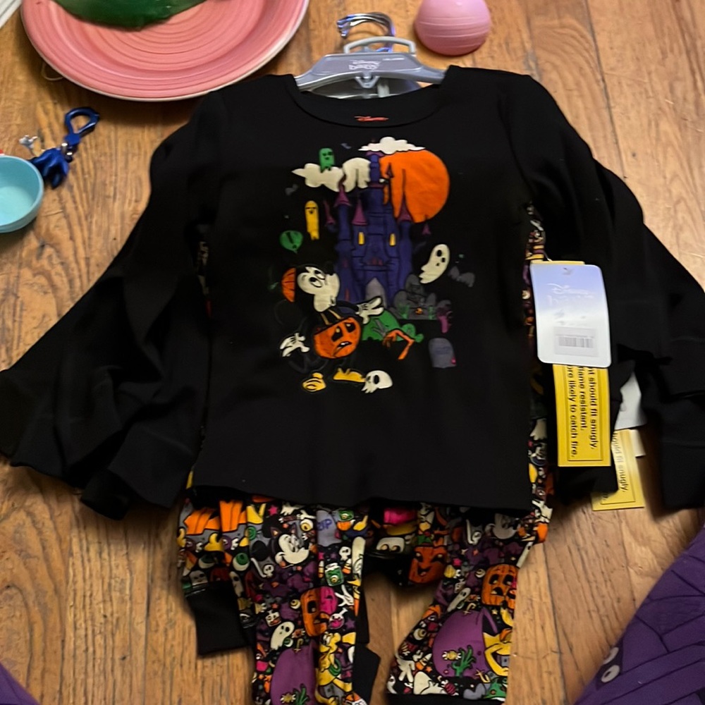 Disney baby Mickey Mouse Halloween pajama 2 piece set
